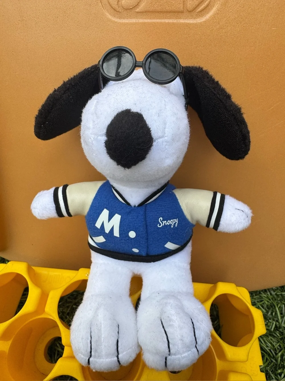 🐾 MetLife Snoopy Joe Cool Plush Toys Promotional Blue Varsity Jacket